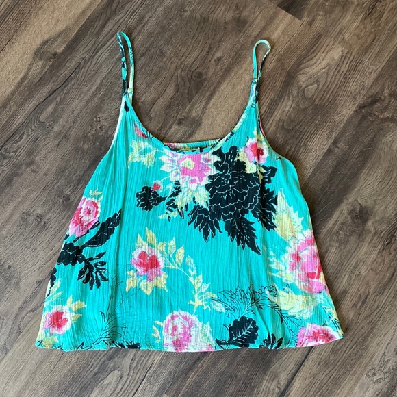 Billabong Tops - Billabong Tropical Floral Print Tank Top